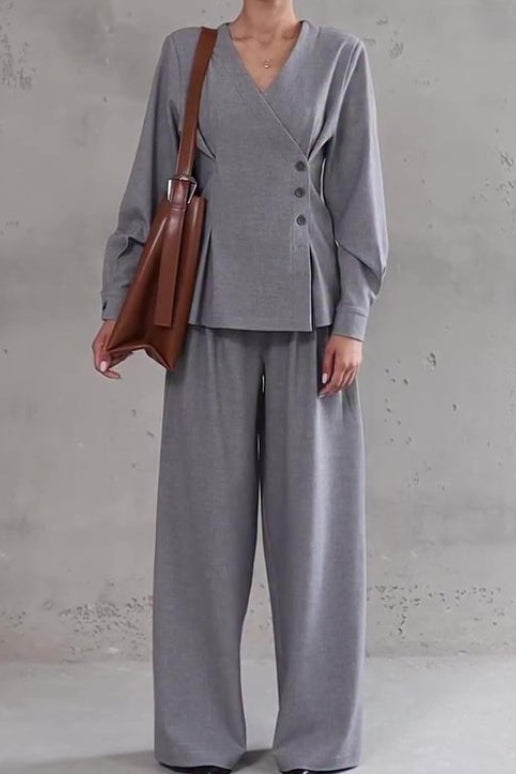 Ensemble Gris Élégant