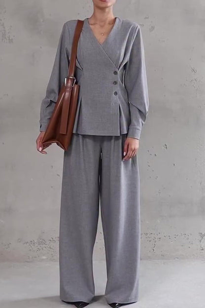 Ensemble Gris Élégant