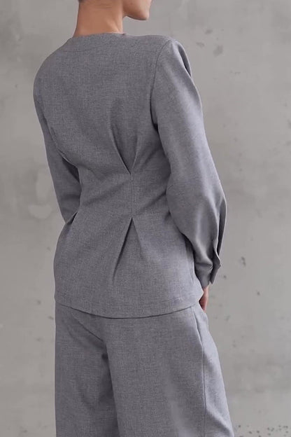 Ensemble Gris Élégant