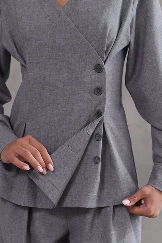 Ensemble Gris Élégant