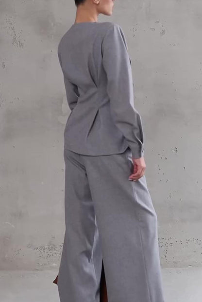 Ensemble Gris Élégant