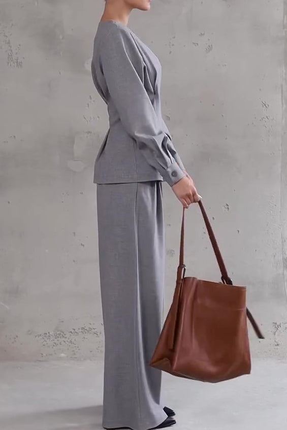 Ensemble Gris Élégant
