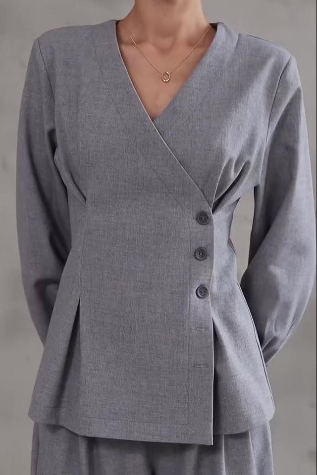 Ensemble Gris Élégant