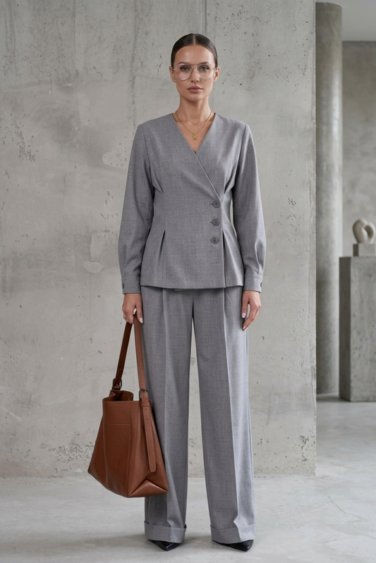 Ensemble Gris Élégant
